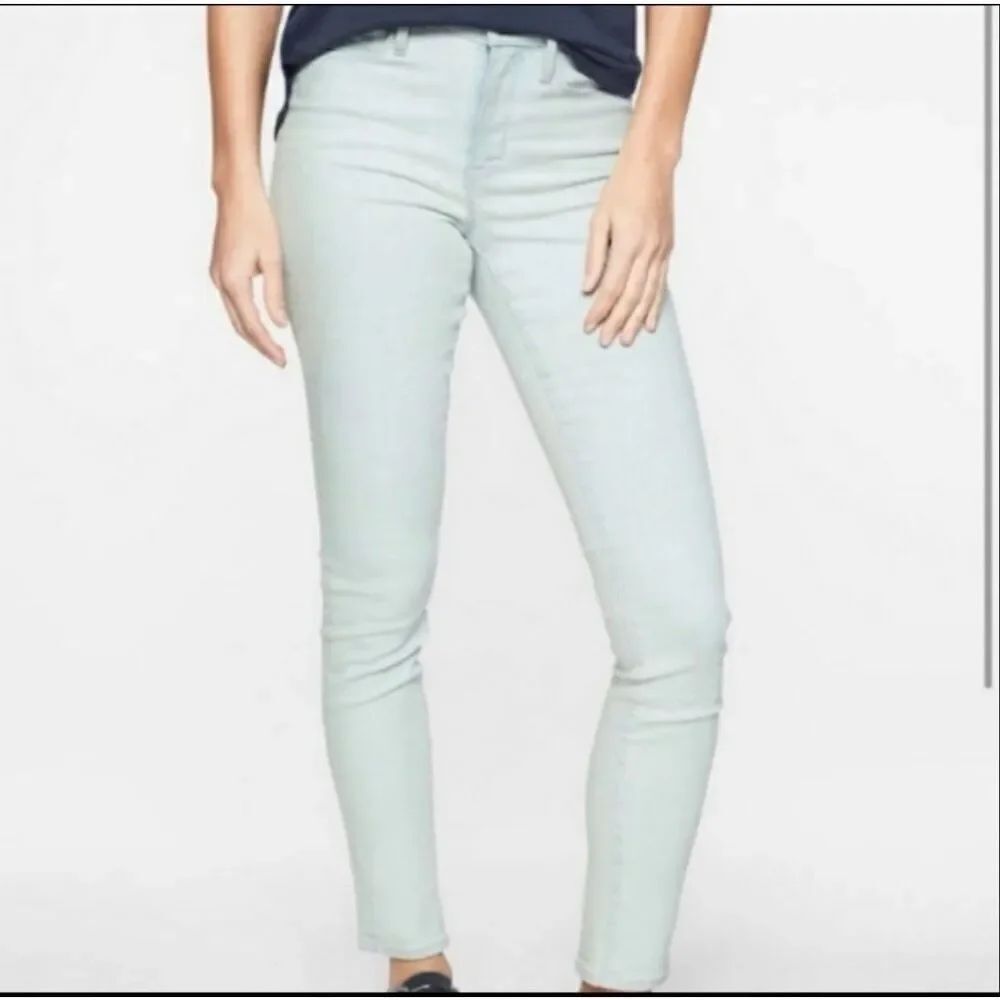 ATHLETA SCULPTEK SKINNY Biscayne Light Wash Denim Jeans Size 6